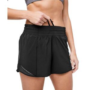 Lululemon Hotty Hot Short *High-Rise Long 4" Black